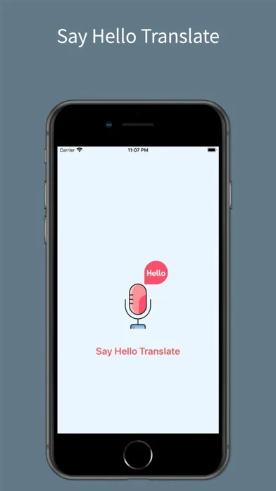 Say Hello Translate سکرین شاٹس