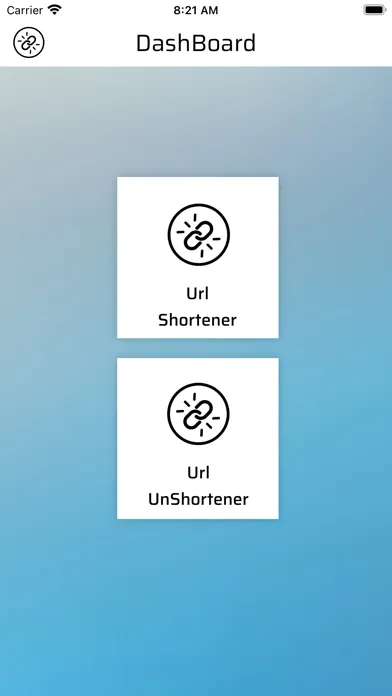 URL Shortener App Ekran Görüntüleri