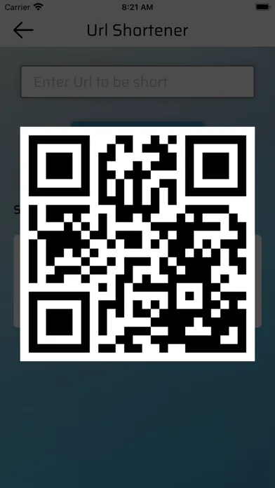 URL Shortener App Ekran Görüntüleri