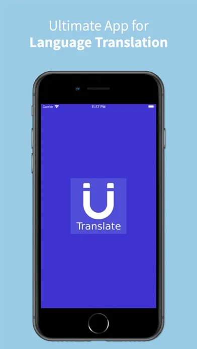 Captures d'écran de UTranslate App