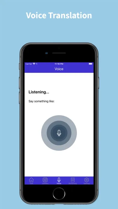 Captures d'écran de UTranslate App