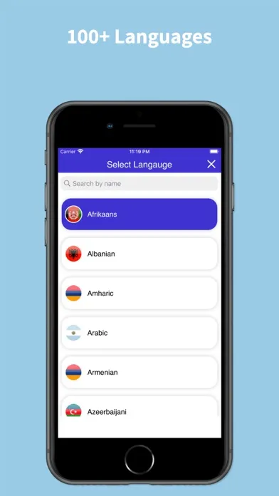Captures d'écran de UTranslate App