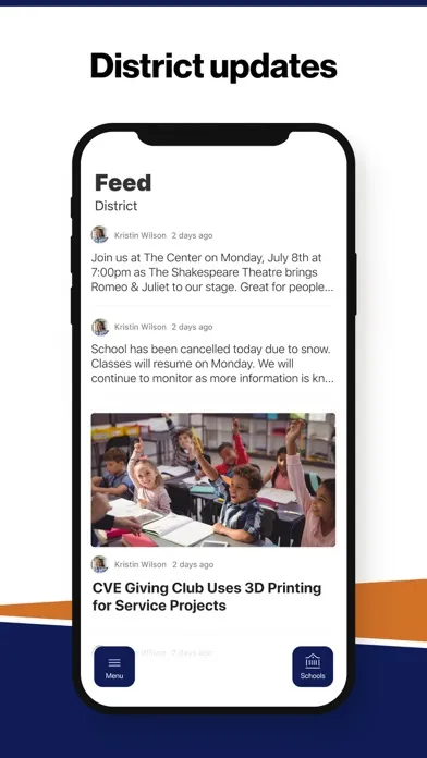 Clark Pleasant Schools, IN Screenshots