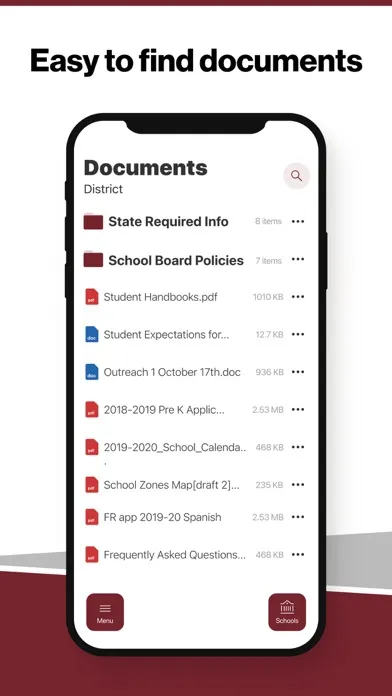 Zrzuty ekranu Manchester School District NH