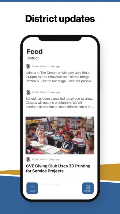Captures d'écran de Chambers County Schools, AL