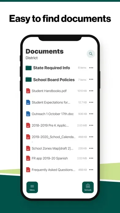 Capturas de tela do Murray County Schools, GA