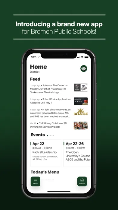 Capturas de pantalla de Bremen Public Schools, IN
