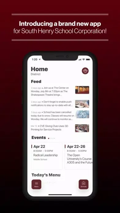 Capturas de pantalla de South Henry School Corporation
