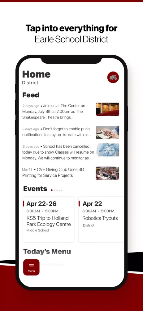 Earle School District, AR Screenshots