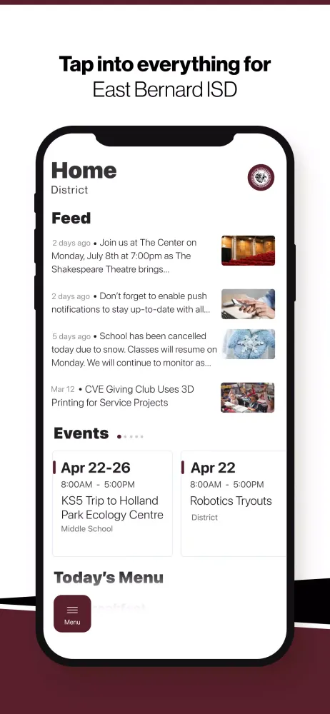 East Bernard ISD Screenshots