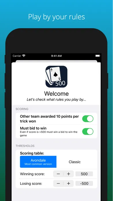 500 Scorer應用截圖