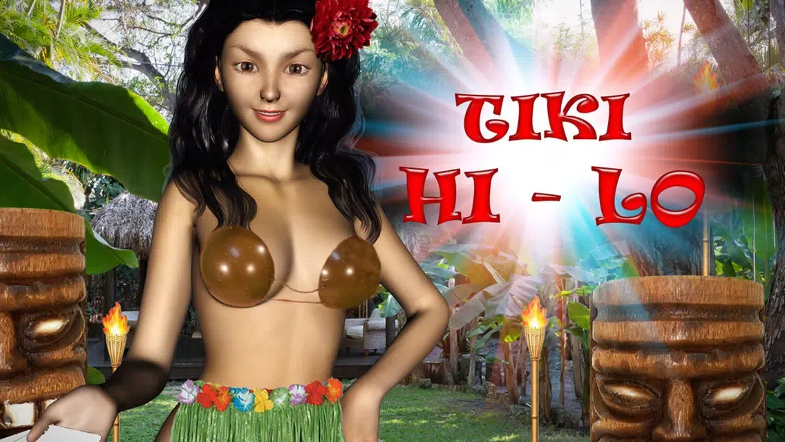 ภาพหน้าจอของ Tiki Hi-Lo Lucky Cards
