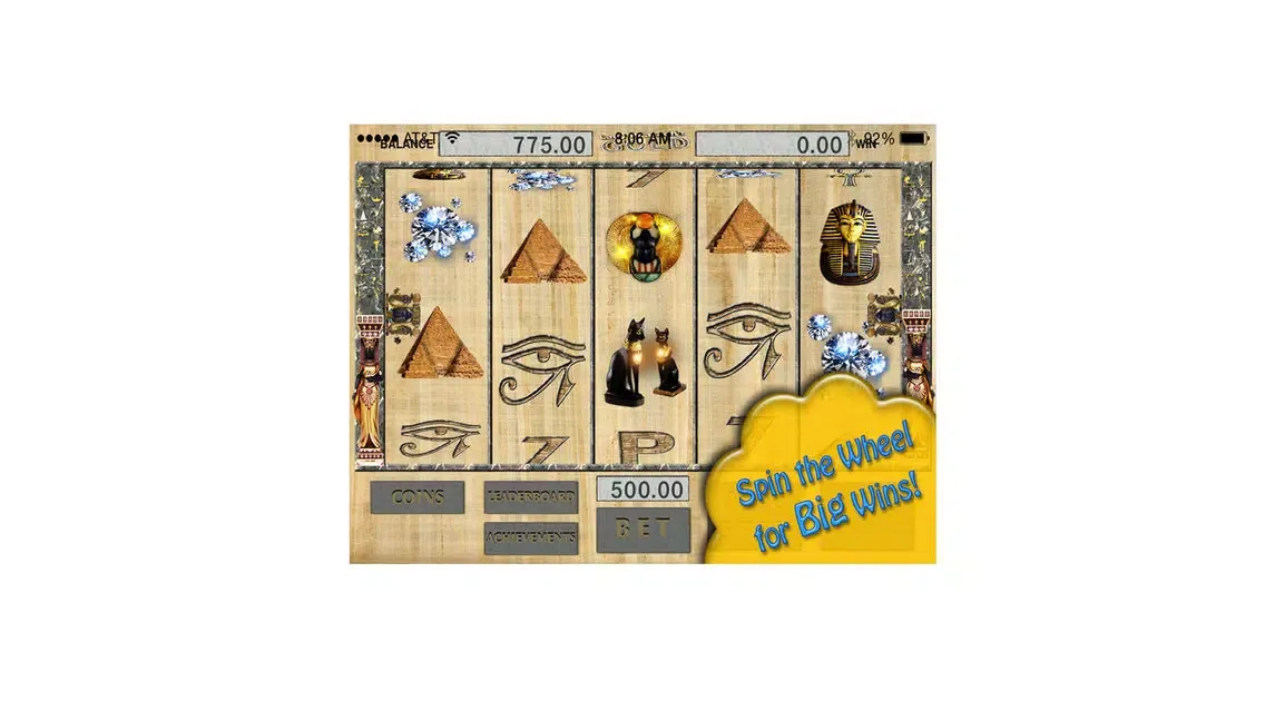 Capturas de pantalla de Las Vegas Cleopatra's Pyramid Casino: Double Diamond Deluxe Riches Pro