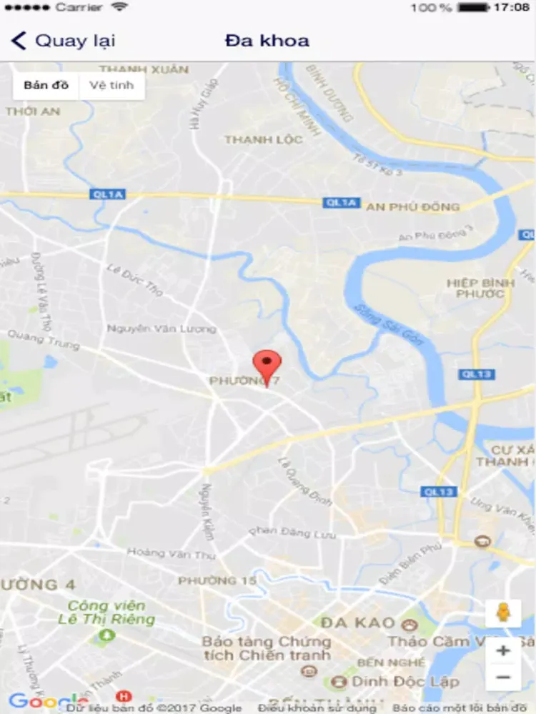 Tangkapan skrin datkhambenh.vn iPad 