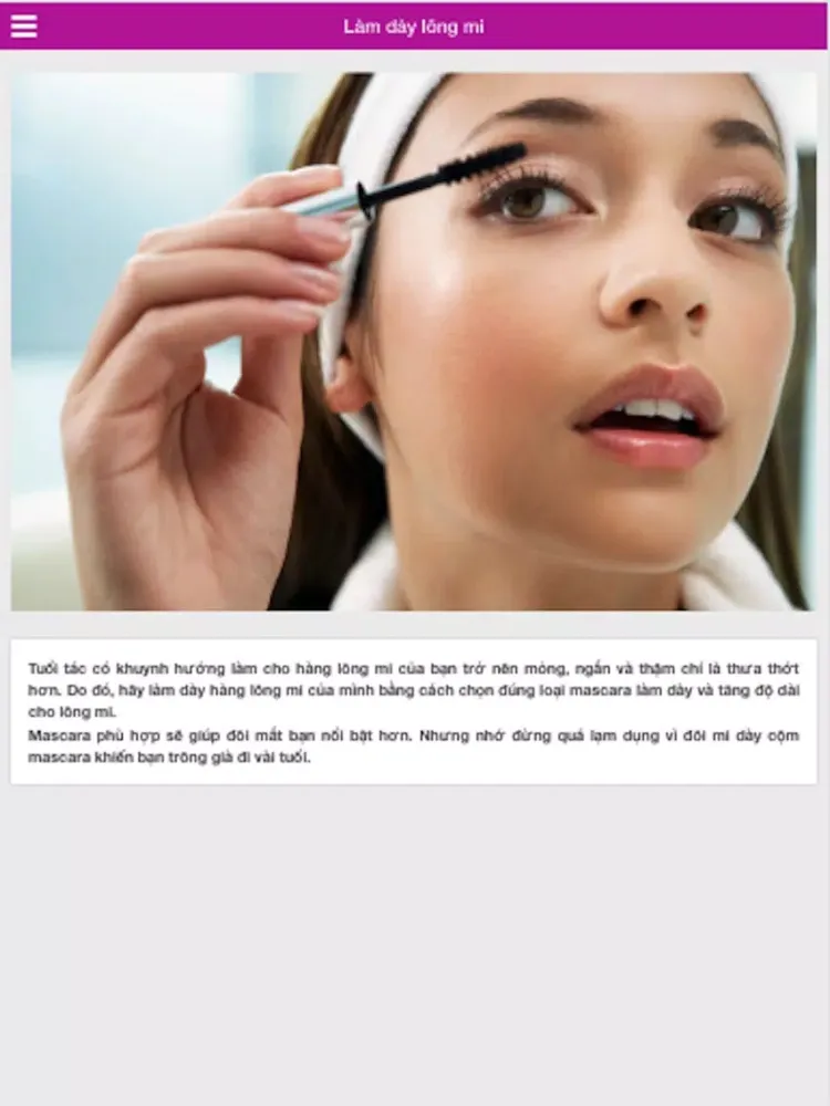 Mẹo Trang điểm - Làm đẹp iPad  Screenshots