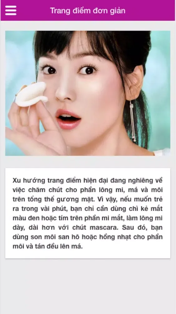 Mẹo Trang điểm - Làm đẹp Screenshots