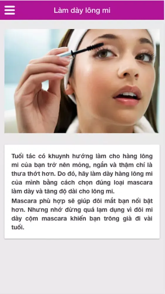 Mẹo Trang điểm - Làm đẹp Screenshots