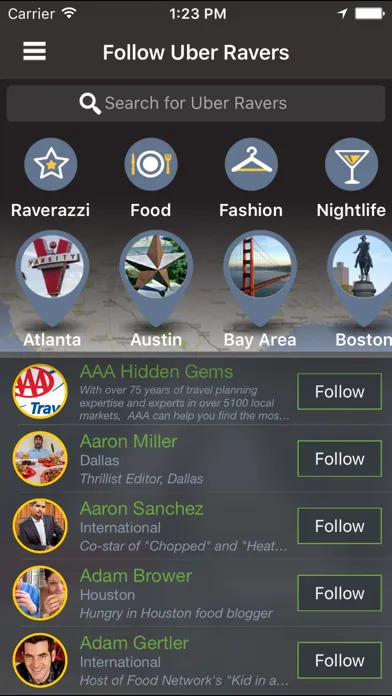 Raved - Guide to Great Restaurants, Bars & Stores Nearby سکرین شاٹس