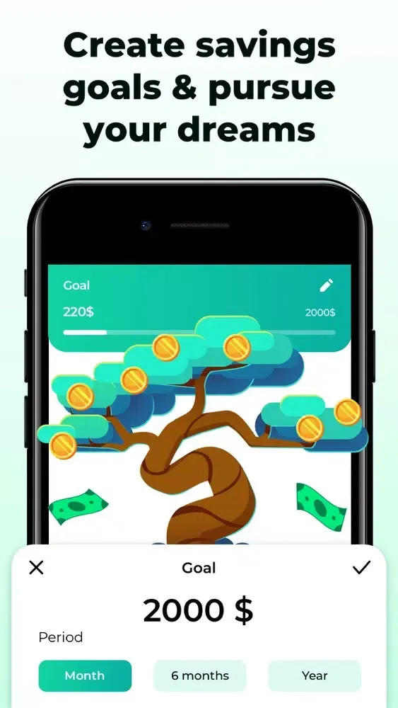 Screenshot di Coin Goal: Budget Manager