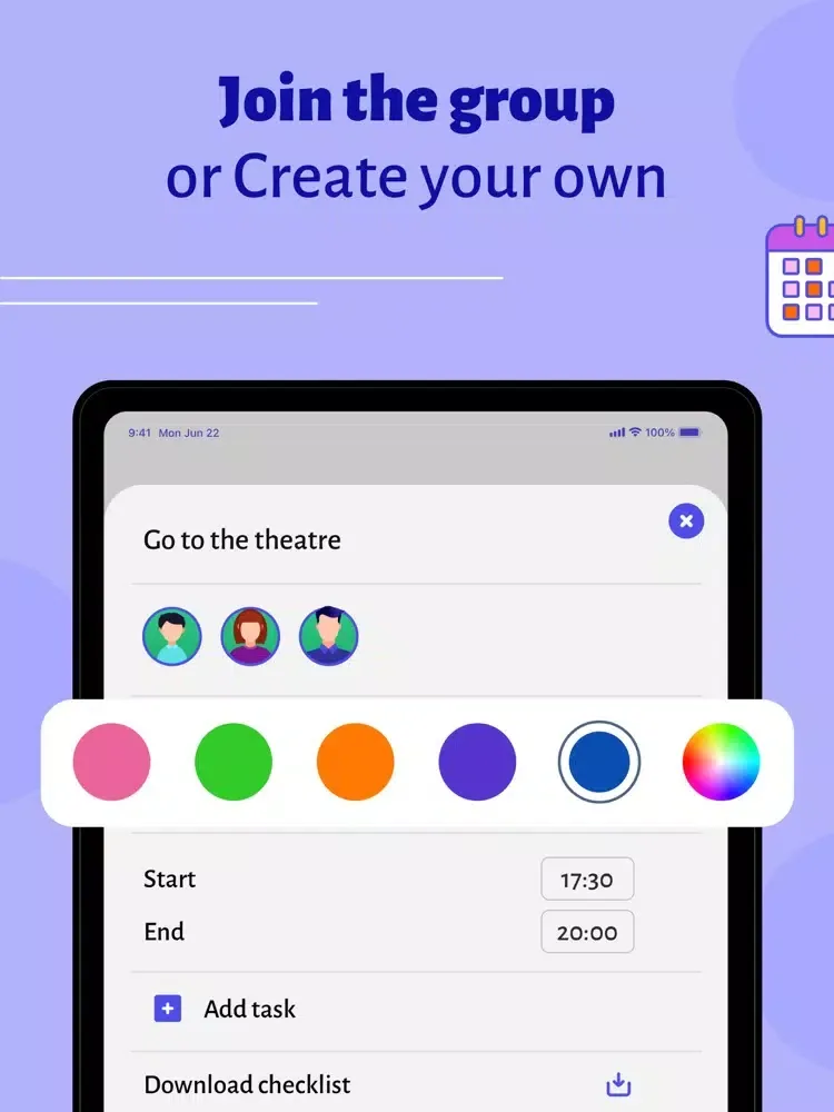 Daily Organizer: Family Life iPad  Screenshots