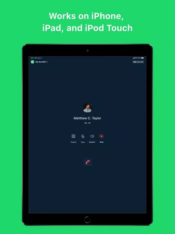 Zrzuty ekranu Numflix - Second Phone Number iPad 