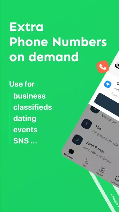 Zrzuty ekranu Numflix - Second Phone Number