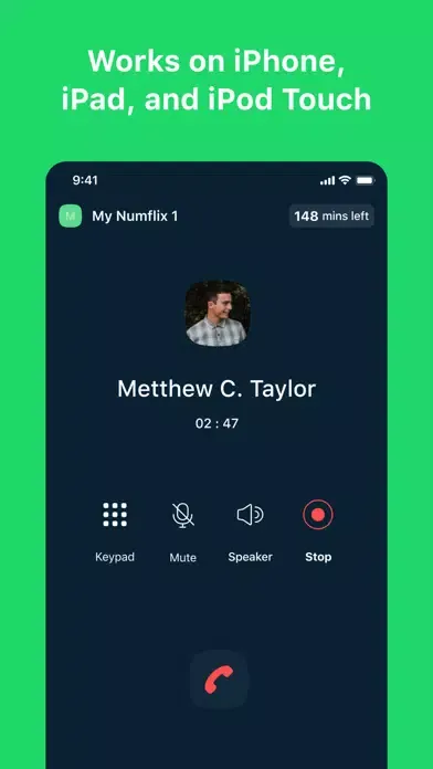 Zrzuty ekranu Numflix - Second Phone Number