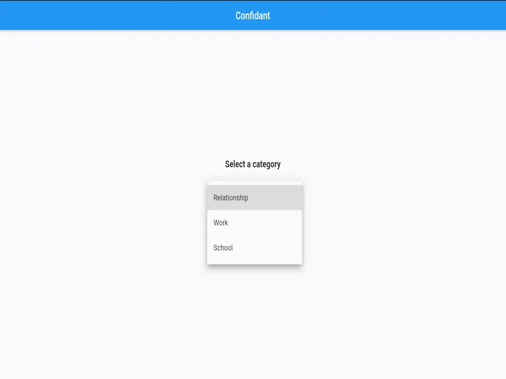 Zrzuty ekranu Confidant Plus iPad 