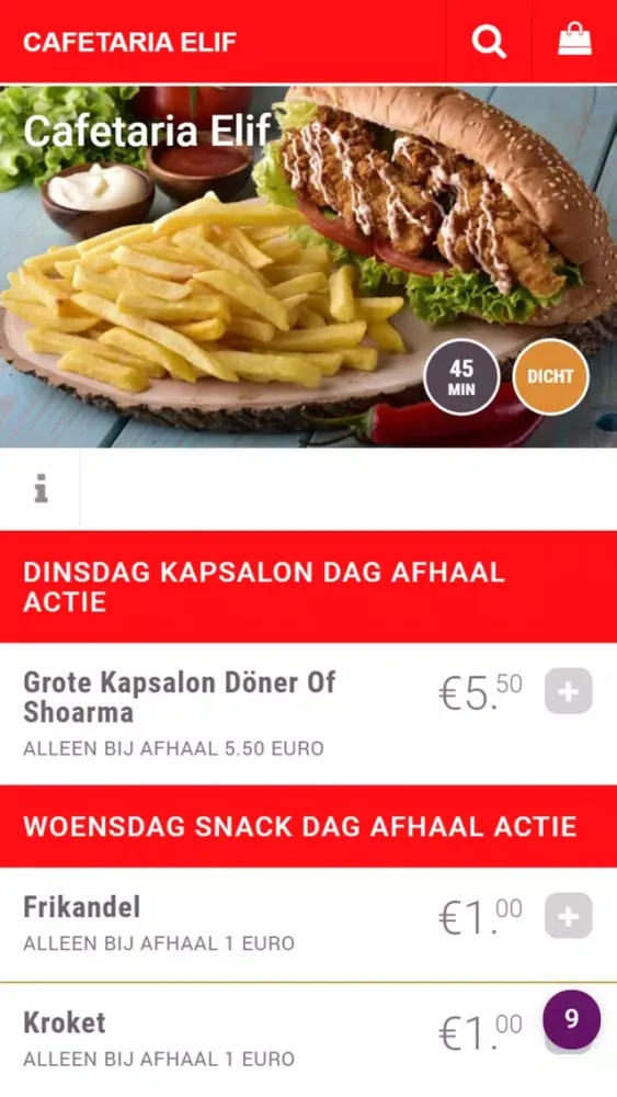 Cafetaria Elif स्क्रीनशॉट