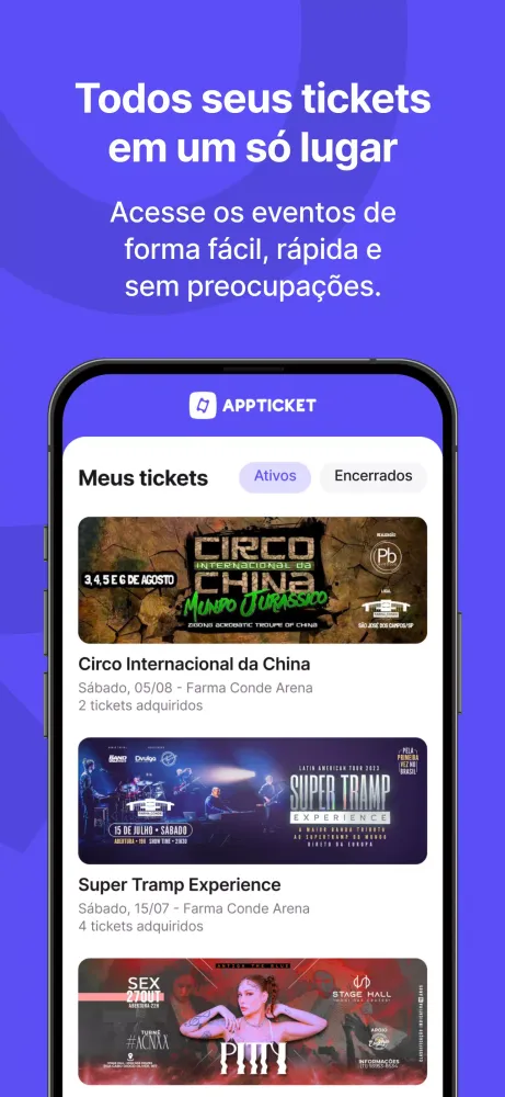 Screenshot di AppTicket