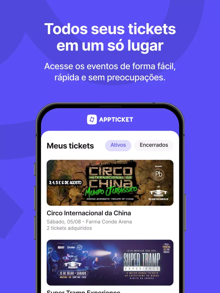 Screenshot di AppTicket