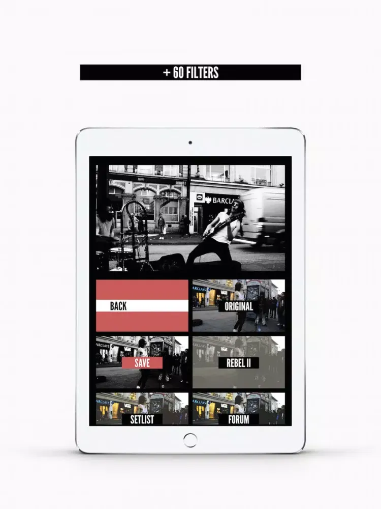 RR5 - Video Filters iPad  স্ক্রিনশট
