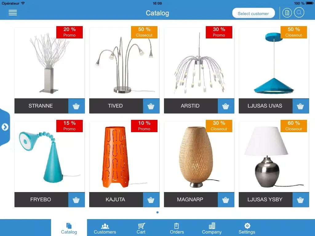 Zrzuty ekranu Sales-Kit - Order Taking, Catalogs and simple CRM for Sales Reps iPad 