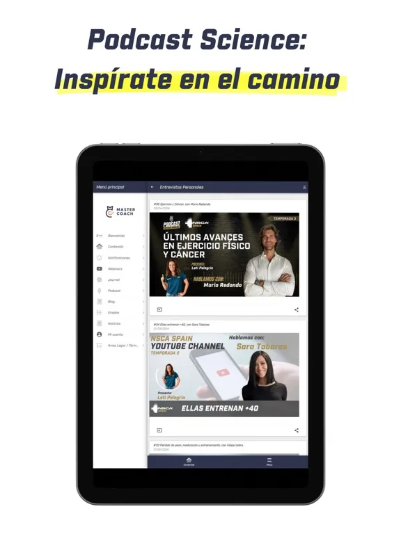 Скриншоты NSCA Spain iPad 