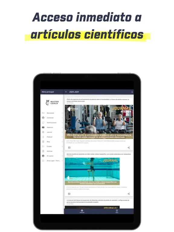 Скриншоты NSCA Spain iPad 