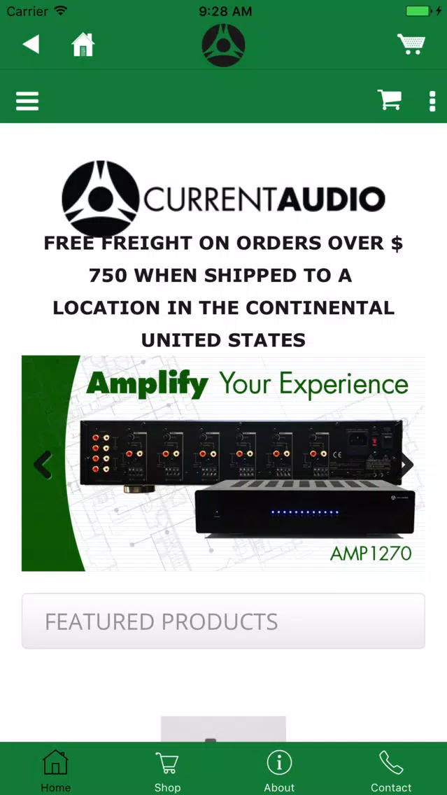 Capturas de tela do Current Audio