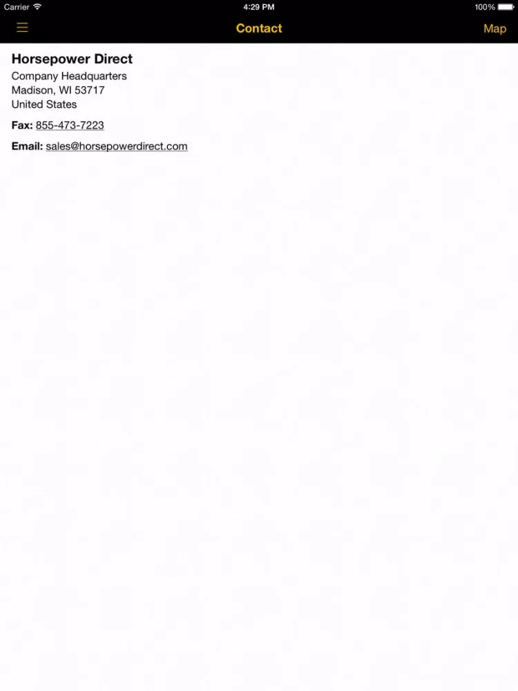 Horsepower Direct iPad  Screenshots