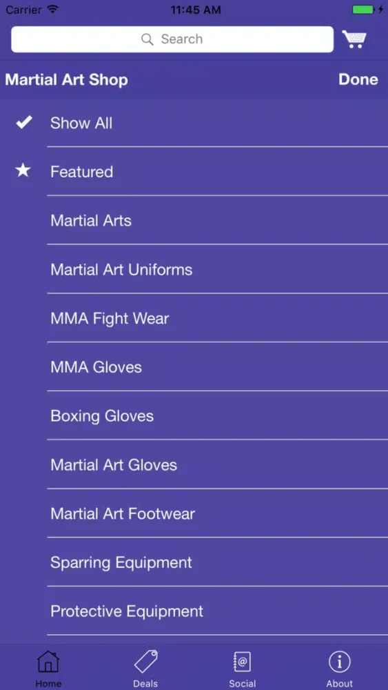 Martial Art Shop স্ক্রিনশট