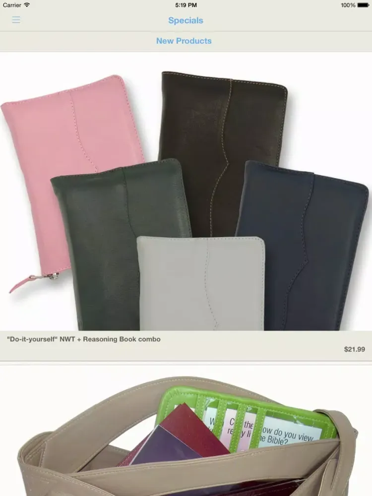 Capturas de tela do Ministry Ideaz iPad 