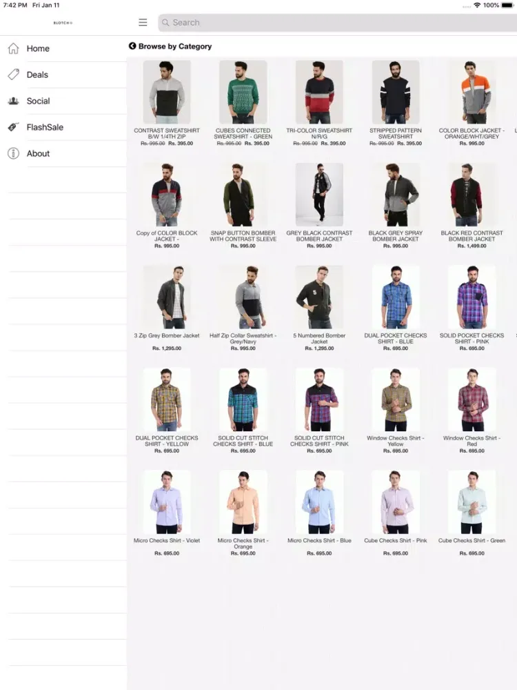Entourage Clothing and Gifts iPad  Screenshots