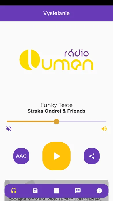 Rádio LUMEN স্ক্রিনশট