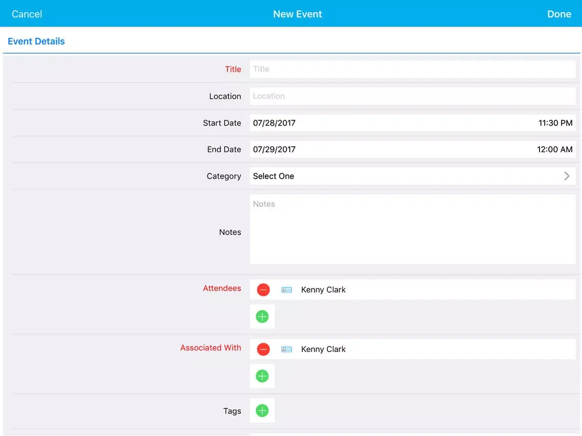 تصاویر Apptivo CRM iPad 
