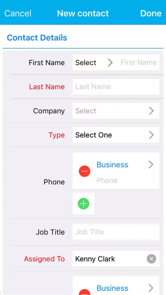 تصاویر Apptivo CRM