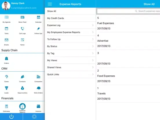 Captures d'écran de Apptivo All-In-One iPad 