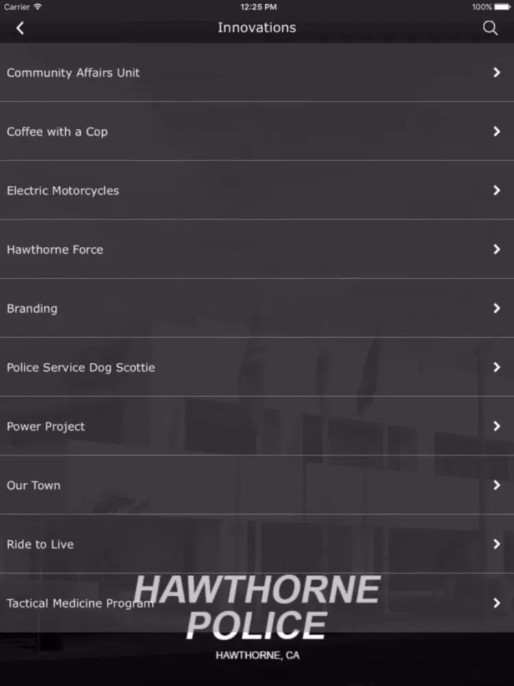 Captures d'écran de Hawthorne PD iPad 