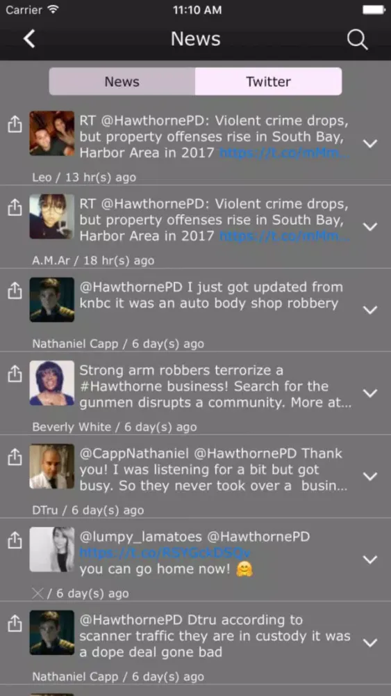 Captures d'écran de Hawthorne PD