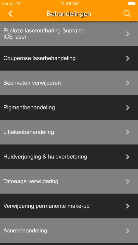 Derma2Care Laserontharing en Huidtherapie Screenshots