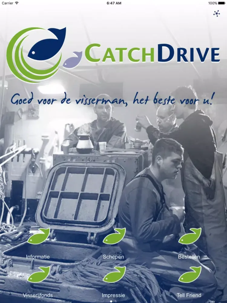 Tangkapan skrin Catch Drive iPad 