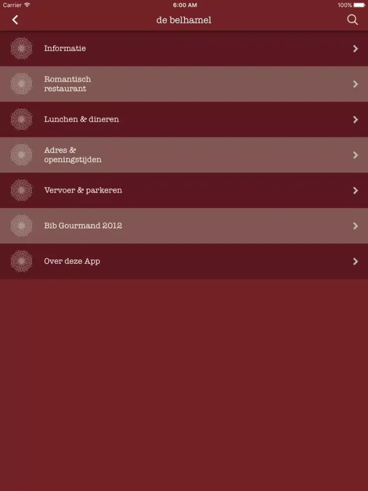 Zrzuty ekranu De Belhamel iPad 