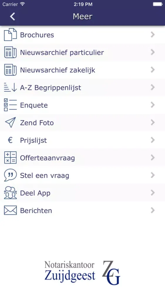 Tangkapan skrin Notariskantoor Zuijdgeest